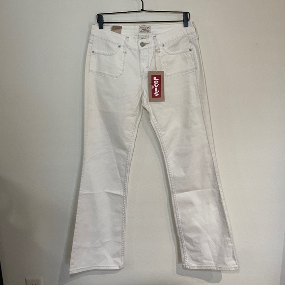 Levi's Denim - Levi's Women's NWT Low Rise Boot Cut 545 Jeans White Size 8 Medium